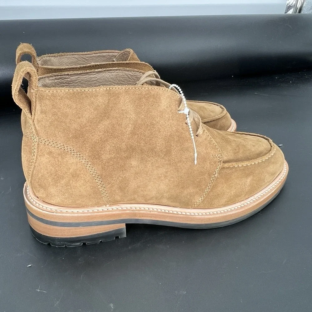 Taylor Stitch The Forester Mushroom Brown Suede Chukka Mens Size 9.5 New w/o box